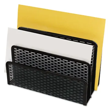 Urban Collection Punched Metal Letter Sorter, 3 Sections, DL to A6 Size Files, 6.5" x 3.25" x 5.5",