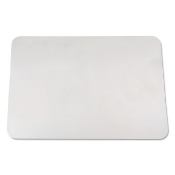KrystalView Desk Pad with Antimicrobial Protection, 36 x 20, Clear