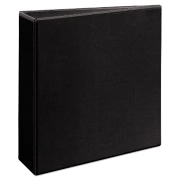 Durable View Binder with DuraHinge and EZD Rings, 3 Rings, 3" Capacity, 11 x 8.5, Black (MINIMUM ORD