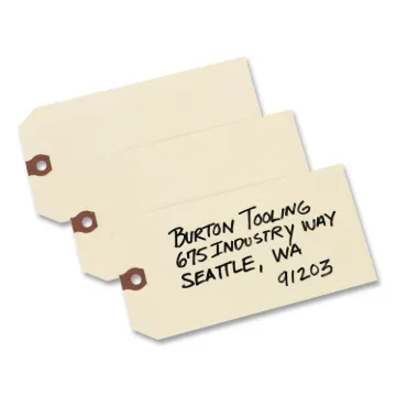 Unstrung Shipping Tags, 11.5 pt. Stock, 6.25 x 3.13, Manila, 1,000/Box