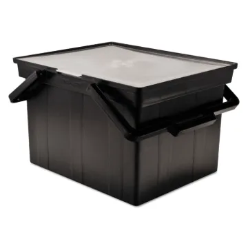 Companion Portable File, Letter/Legal Files, 17" x 14" x 11", Black (MINIMUM ORDER QUANTITY IS 1 CT