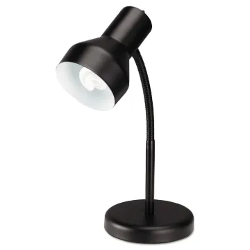 Task Lamp, 6"w x 7.5"d x 16"h, Black