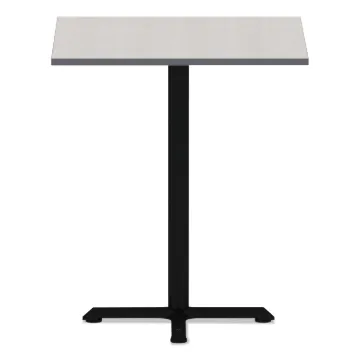 Reversible Laminate Table Top, Square, 35 3/8w x 35 3/8d, White/Gray