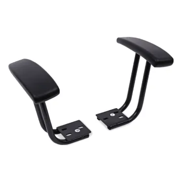 Alera Fixed T-Arms for Interval and Essentia Series Chairs and Stools, Black