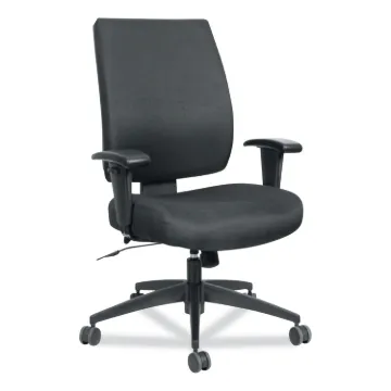 Alera Wrigley Series High Performance Mid-Back Synchro-Tilt Task Chair, Supports up to 275 lbs, Blac