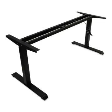 AdaptivErgo Pneumatic Height-Adjustable Table Base, 26.18" to 39.57", Black