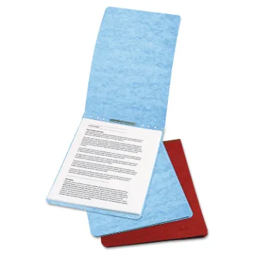 PRESSTEX Report Cover with Tyvek Reinforced Hinge, Top Bound, Two-Piece Prong Fastener, 2" Capacity,