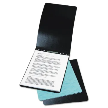 PRESSTEX Report Cover with Tyvek Reinforced Hinge, Top Bound, Two-Piece Prong Fastener, 2" Capacity,
