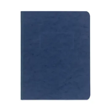 Pressboard Report Cover with Tyvek Reinforced Hinge, Two-Piece Prong Fastener, 3" Capacity, 8.5 x 11