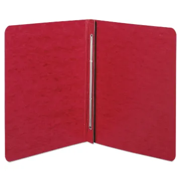Pressboard Report Cover with Tyvek Reinforced Hinge, Two-Piece Prong Fastener, 3" Capacity, 8.5 x 11