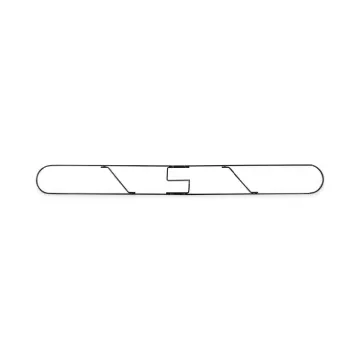 Clip-On Dust Mop Frame, 48w x 5d, Zinc Plated