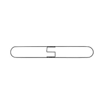 Clip-On Dust Mop Frame, 36w x 5d, Zinc Plated