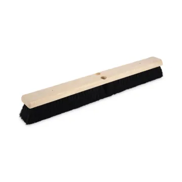 Floor Brush Head, 2 1/2" Black Tampico Fiber, 24