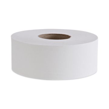 Jumbo Roll Bathroom Tissue, Septic Safe, 2-Ply, White, 3.4" x 1000 ft, 12 Rolls/Carton