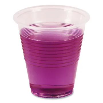 Translucent Plastic Cold Cups, 3 oz, Polypropylene, 125/Pack