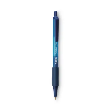 Soft Feel Retractable Ballpoint Pen Value Pack, Medium 1mm, Blue Ink/Barrel, 36/Pack