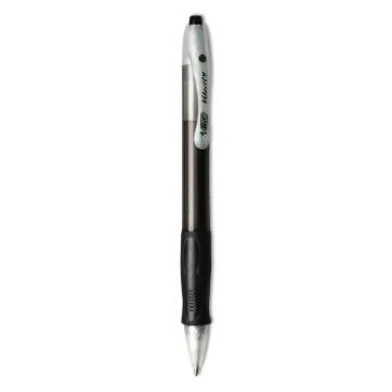 Velocity Retractable Ballpoint Pen Value Pack, Medium 1 mm, Black Ink and Barrel, 36/Pack