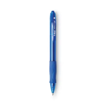 Velocity Atlantis Bold Retractable Ballpoint Pen Value Pack, 1.6 mm, Blue Ink and Barrel, 36/Pack