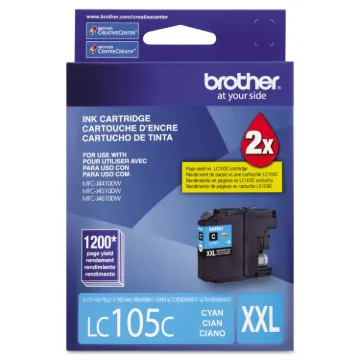 LC105C Innobella Super High-Yield Ink, 1200 Page-Yield, Cyan