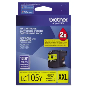 LC105Y Innobella Super High-Yield Ink, 1200 Page-Yield, Yellow