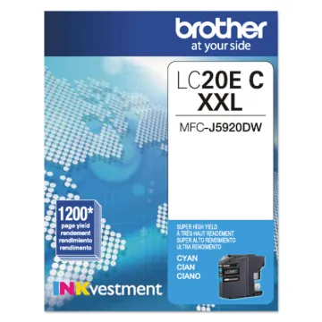 LC20EC INKvestment Super High-Yield Ink, 1200 Page-Yield, Cyan