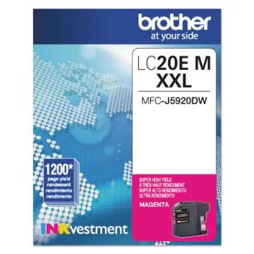 LC20EM INKvestment Super High-Yield Ink, 1200 Page-Yield, Magenta