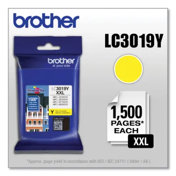 LC3019Y Innobella Super High-Yield Ink, 1300 Page-Yield, Yellow