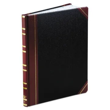 Record Ruled Book, Black Cover, 300 Pages, 10 1/8 x 12 1/4