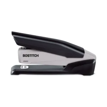EcoStapler Spring-Powered Desktop Stapler, 20-Sheet Capacity, Black/Gray