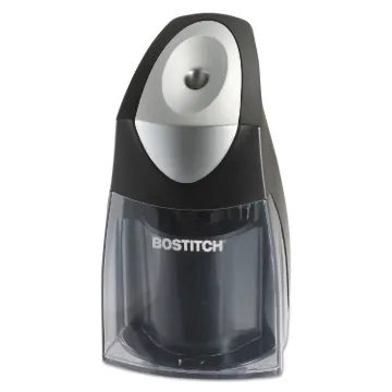 QuietSharp Executive Vertical Electric Pencil Sharpener, AC-Powered, 5.88" x 3.69" x 6.4", Black
