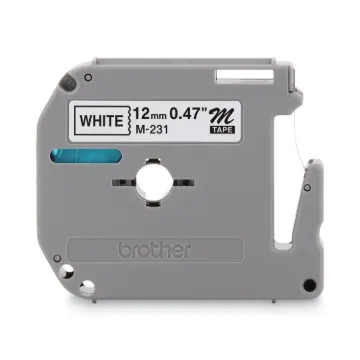 TAPE,LABEL,1/2"-BK/WE, Minimum order quantity - 32 EA
