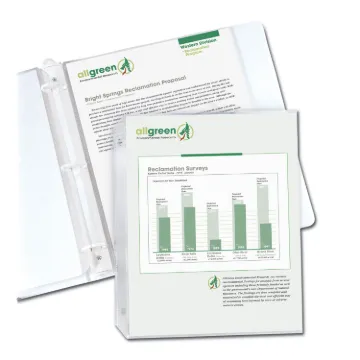 Recycled Polypropylene Sheet Protectors, Reduced Glare, 2", 11 x 8 1/2, 100/BX