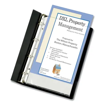 Heavyweight Poly Sheet Protectors, Clear, 2", 14 x 8 1/2, 50/Box