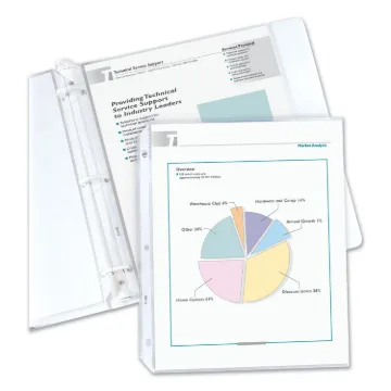 Economy Weight Poly Sheet Protectors, Reduced Glare, 2", 11 x 8 1/2, 200/BX