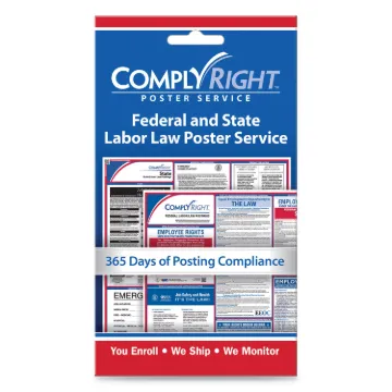 Labor Law Poster Service, "State/Federal Labor Law", 4w x 7h