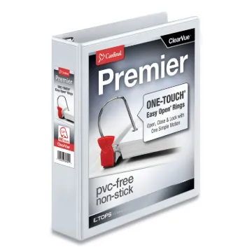 Cardinal EasyOpen Clearvue Slant D-Ring Binders