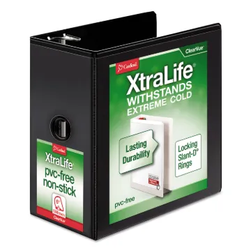 Cardinal Xtralife ClearVue Locking Slant-D Binders
