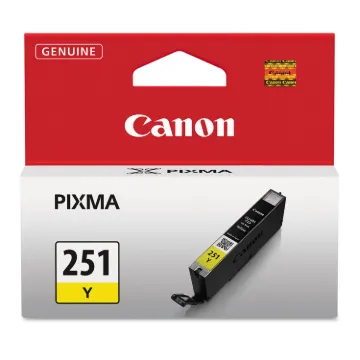 6516B001 (CLI-251) ChromaLife100+ Ink, 330 Page-Yield, Yellow