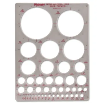 Chartpak Riser Circle Master Template
