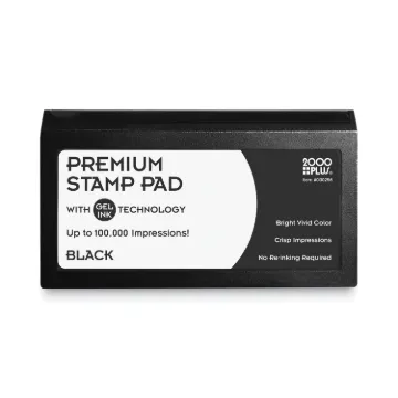 Microgel Stamp Pad for 2000 PLUS, 3 1/8 x 6 1/6, Black