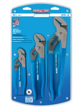 GS3 3pc Tongue & Groove Set, 6.5'', 9.5'', 12''