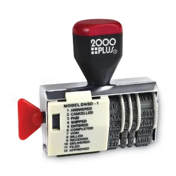 Dial-N-Stamp, 12 Phrases, 1 1/2 x 1/8