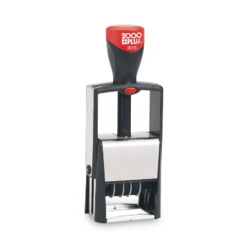 Self-Inking Heavy-Duty Line Dater w/Microban, 1 1/4 x 5/8, Black