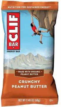 Energy Bar, Crunchy Peanut Butter, 2.4 oz, 12/Box