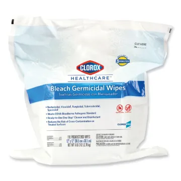 Clorox Healthcare Bleach Germicidal Wipes Refill