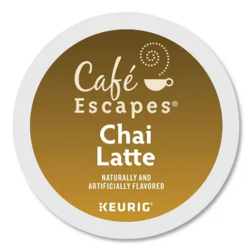 Caf Escapes Chai Latte K-Cups, 96/Carton