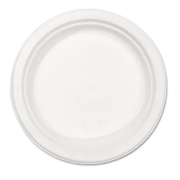 Classic Paper Plates, 8 3/4" dia, White, 125/Pack