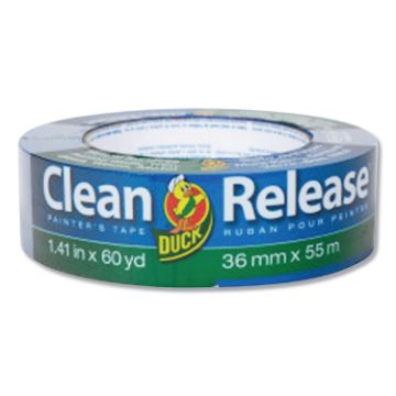 Clean Release Painter's Tape, 3" Core, 1.41" x 60 yds, Blue, 16/Pack
