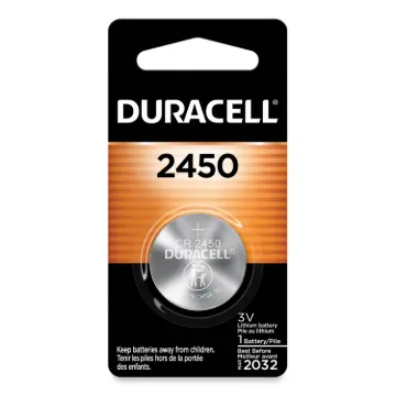 Lithium Coin Battery, 2450, 36/Carton