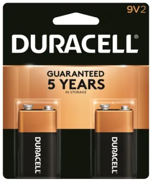 CopperTop Alkaline 9V Batteries, 2/Pack